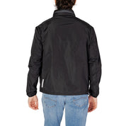 Black Polyester Jackets & Coat