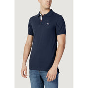 Blue Cotton Polo Shirt
