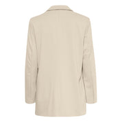 Beige Recycled Polyester Blazer