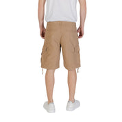 Beige Cotton Bermuda