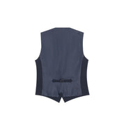 Blue Polyester Waistcoat