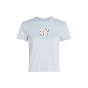 Blue Recycled Cotton T-Shirt