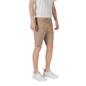 Beige Cotton Bermuda