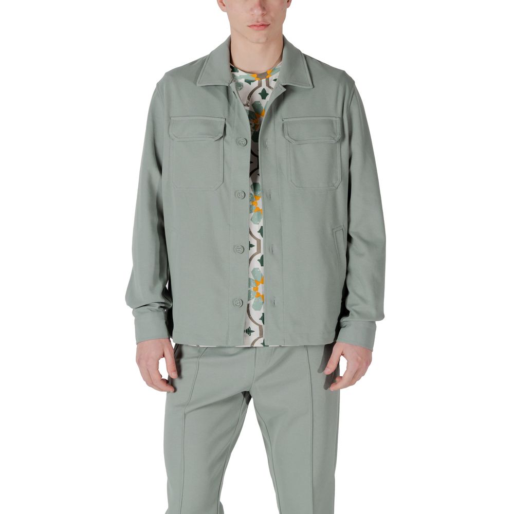 Green Polyester Shirt