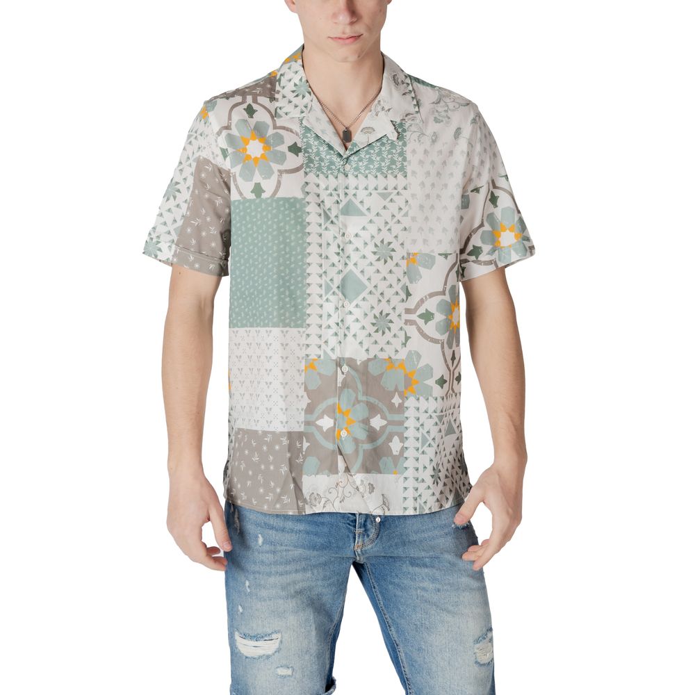 Green Viscose Shortsleeve Shirt