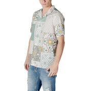 Green Viscose Shortsleeve Shirt