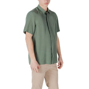 Green Lyocell Shortsleeve Shirt