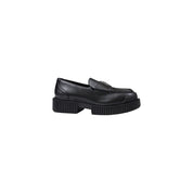 Black Leather Platform