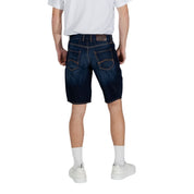 Blue Cotton Bermuda
