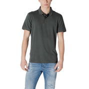 Green Cotton Polo Shirt