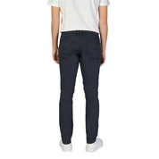 Blue Cotton Skinny Pant