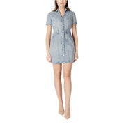 Blue Cotton Midi