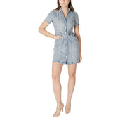 Blue Cotton Midi
