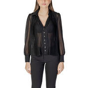 Black Polyester Blouse