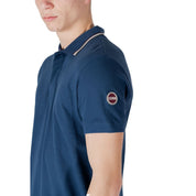 Blue Cotton Polo Shirt
