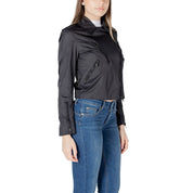 Black Polyamide Biker Jacket