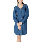 Blue Cotton Short
