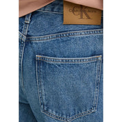 Blue Cotton Mom Jean