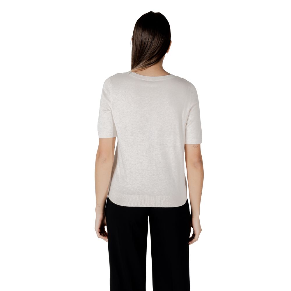 Beige Viscose Sweatshirt