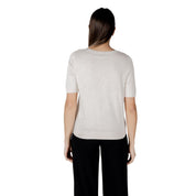 Beige Viscose Sweatshirt