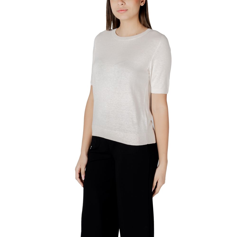 Beige Viscose Sweatshirt