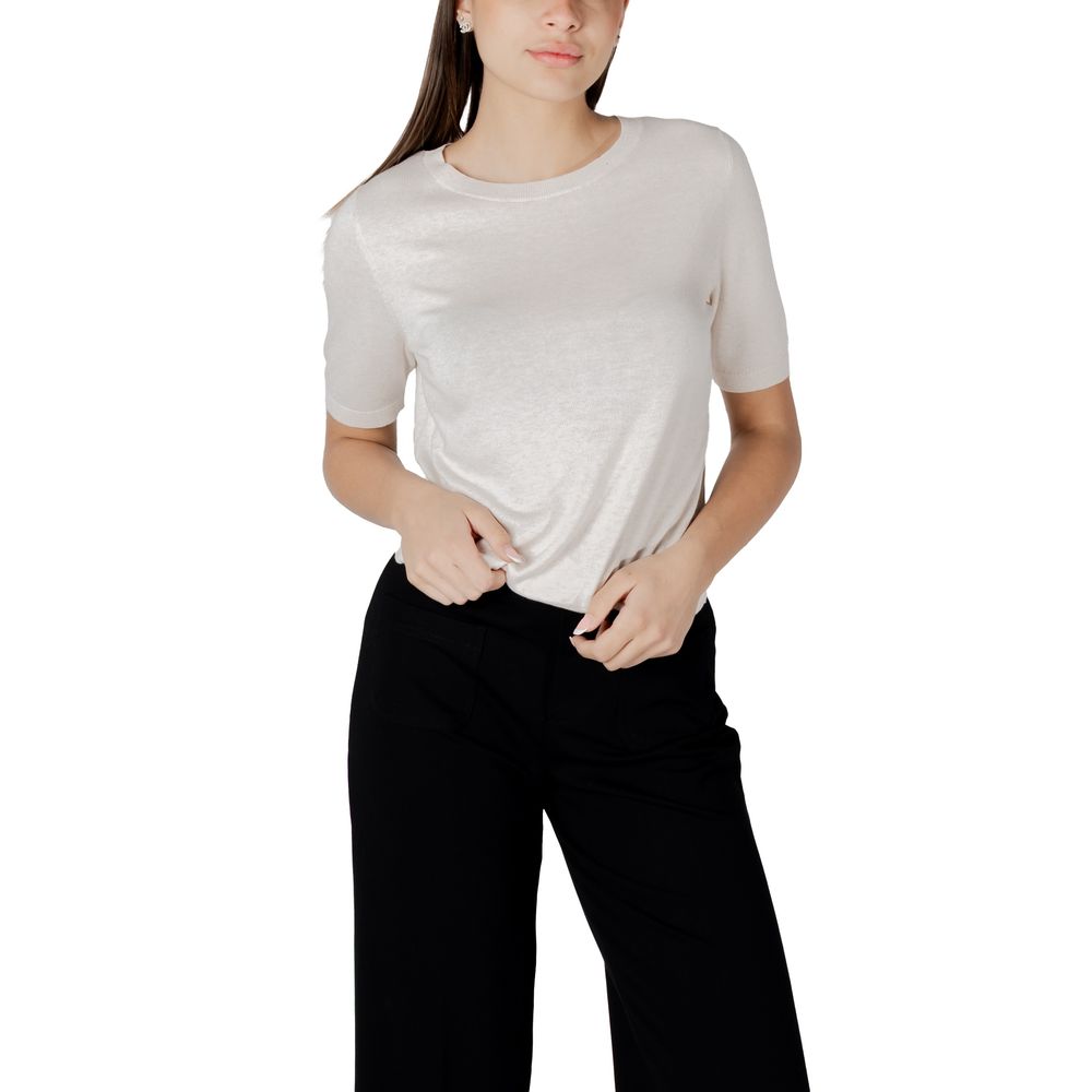 Beige Viscose Sweatshirt