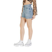 Light Blue Cotton Short