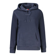 Blue Cotton Women Sweater