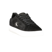 Black Leather Men's Sneaker