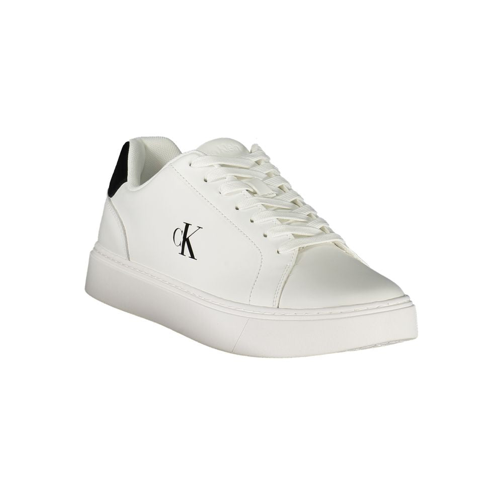 Bianco Polyurethane Men Sneaker