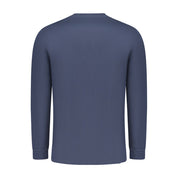 Blue Cotton Men T-Shirt