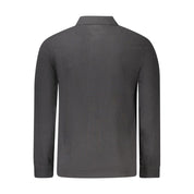 Black Cotton Men's Polo Shirt
