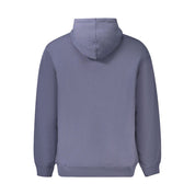 Blue Cotton Men Sweater
