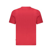 Red Cotton Men T-Shirt