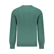 Green Wool Men Sweater