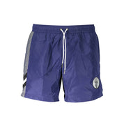 Blue Polyester Swimwear