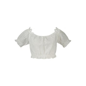 Bianco Cotton Women Shirt