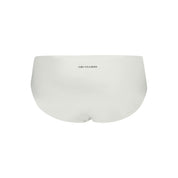 White Elastane Swimwear