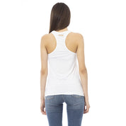 White Viscose Tank Top
