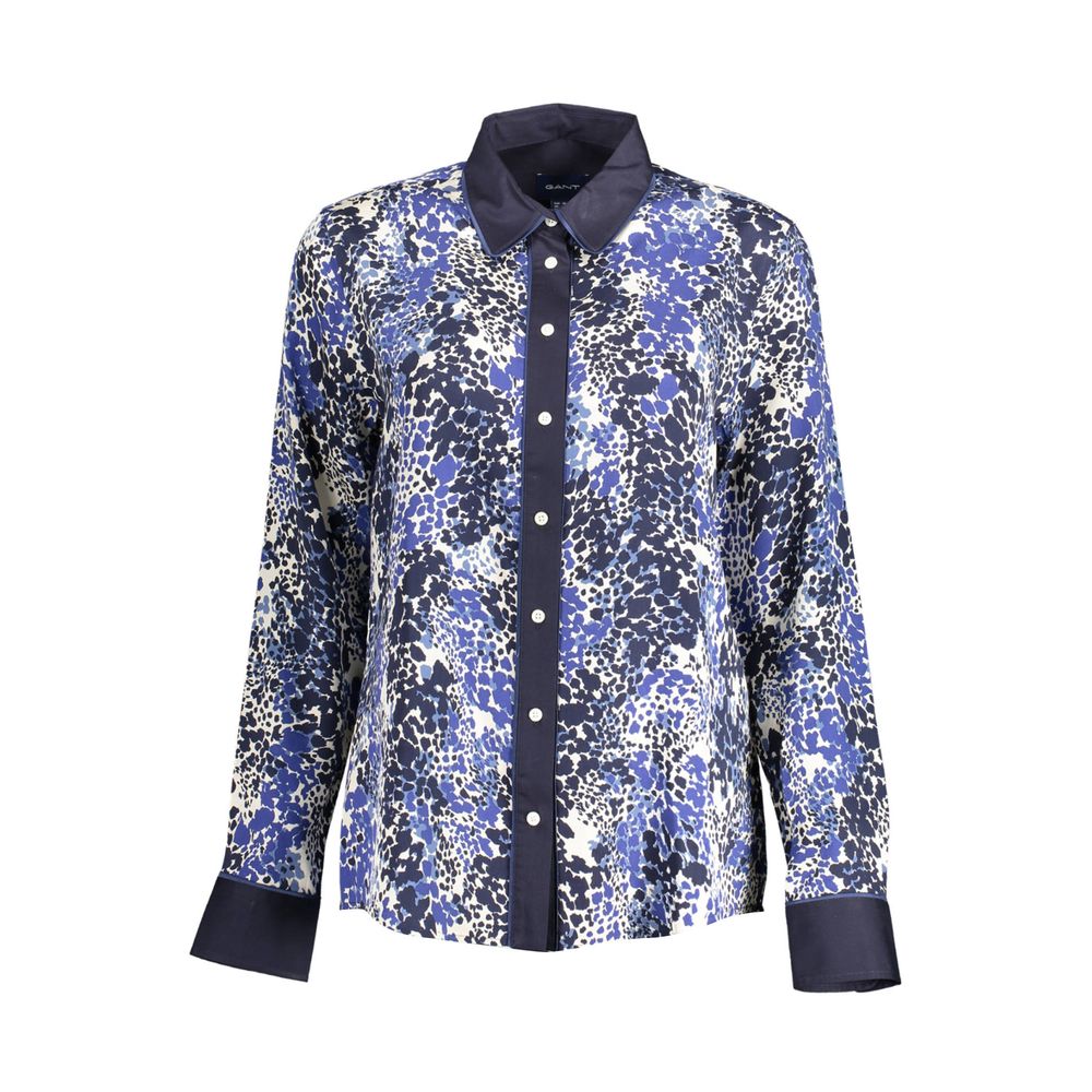Blu Lyocell Women Shirt