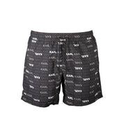 Black Polyester Swimwear