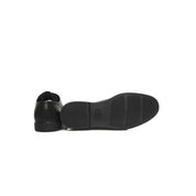 Black Leather Men Derby Shoe