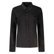Black Cotton Women's Shirt
