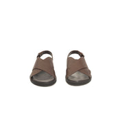 Brown Cowhide Men Sandal