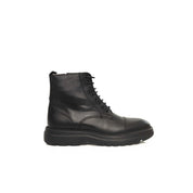 Black Cowhide Boot