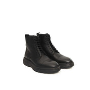 Black Cowhide Boot