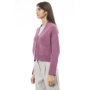 Multicolor Merino Wool Women Cardigan