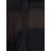 LOOSE FIT CROPPED HOODED JUMPER