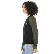 Black Cotton Women Sweater