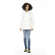 White Cotton Women Parka